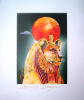 Sekhmet Portrait Matted with Artist's Signature 8" x 10"